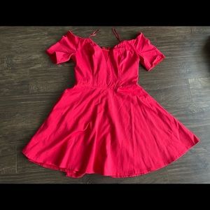 pink guess dress
